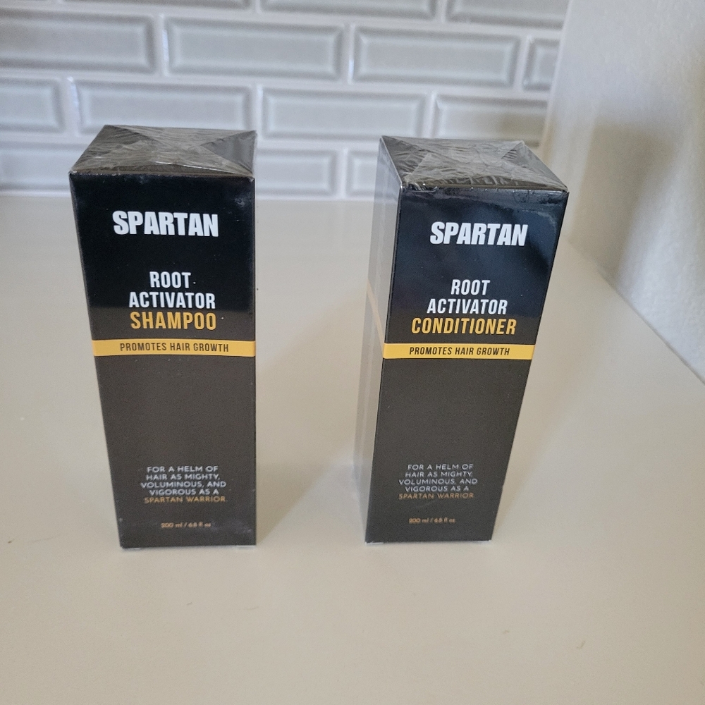 SPARTAN™ Root Activator Shampoo And Conditioner Set 6.8 Oz/ea NEW Sealed